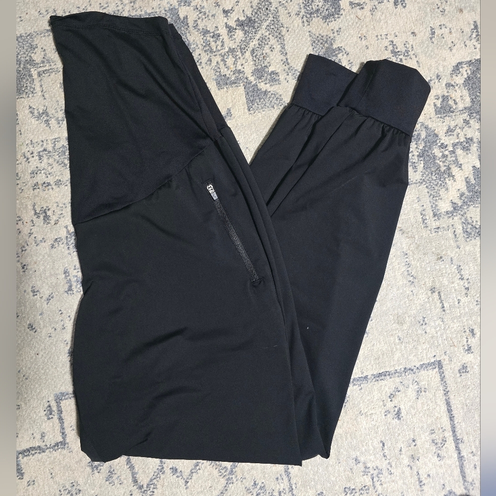 Black Maternity Scrub Pants
